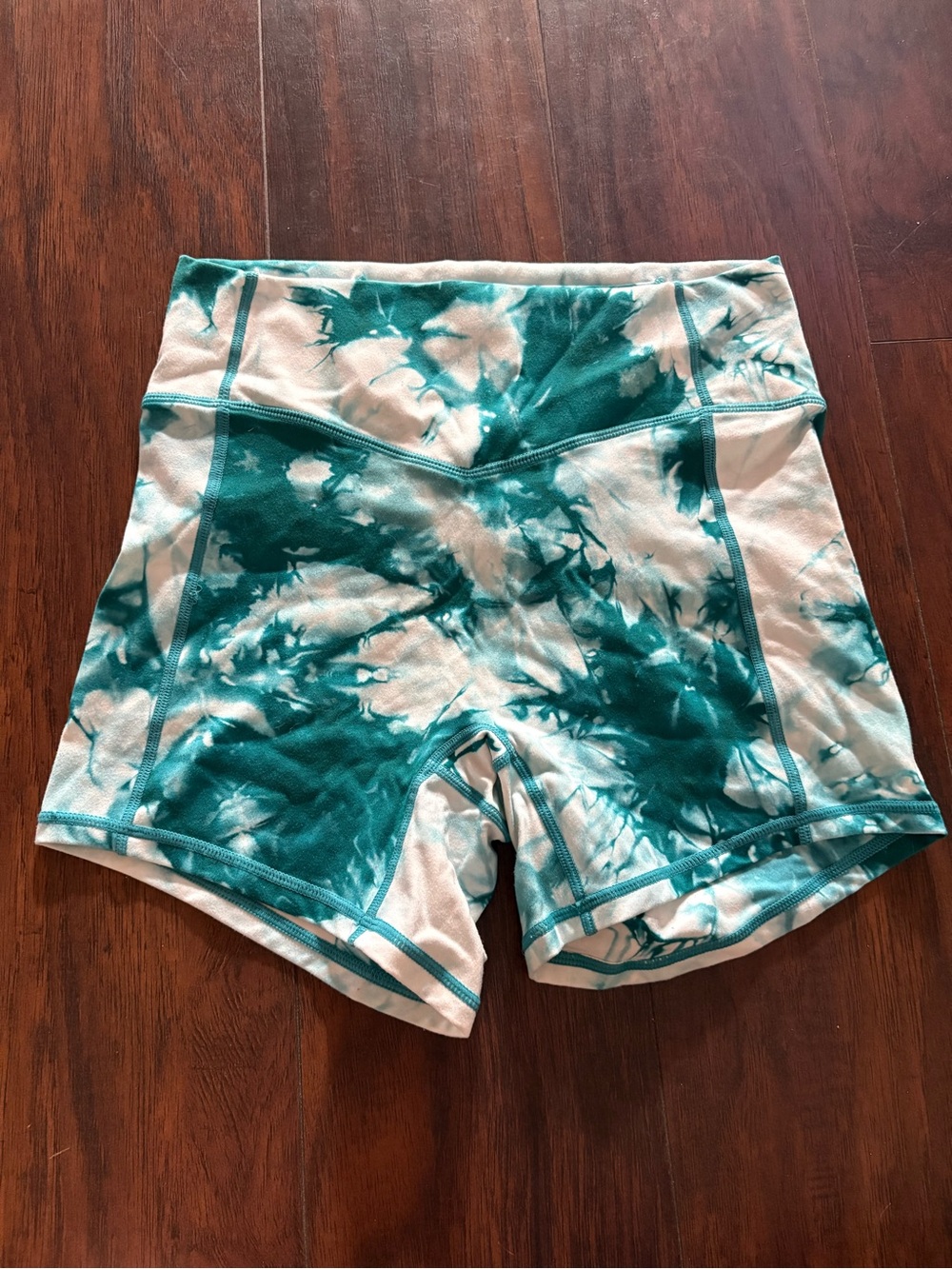 Balance Athletica Teal Marble Sports Bra